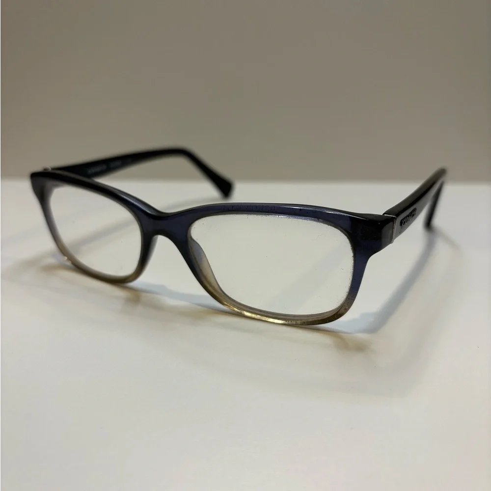 COACH EYEGLASSES 5474 (Denim‎ Taupe Glitter Gradient) 49-16-135 COACH GLASSES